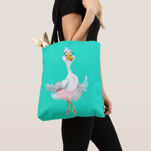 Tote Bag Feliz Ballerina Duck - Suas Cores