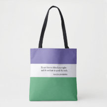 Tote Bag Feminista com a Citação de Magdalen Berns