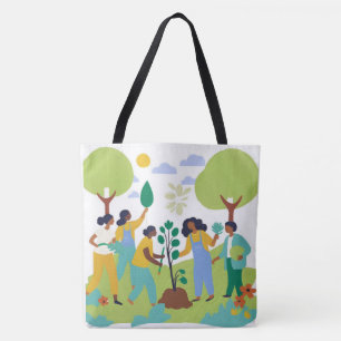Tote Bag for Nature Lovers - Plantar árvores Desig