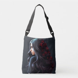 Tote Bag girl black hair