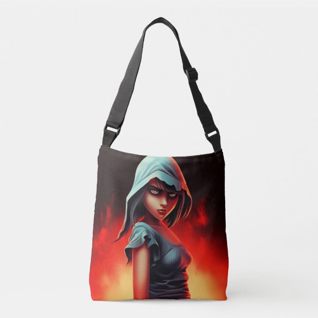 Tote Bag girl blue hat (Frente)