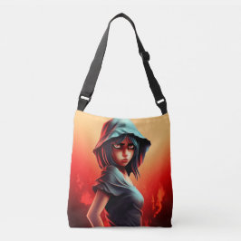 Tote Bag girl blue hat
