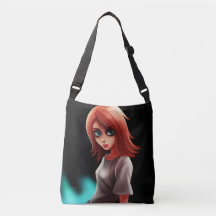 Tote Bag Girl brown hair