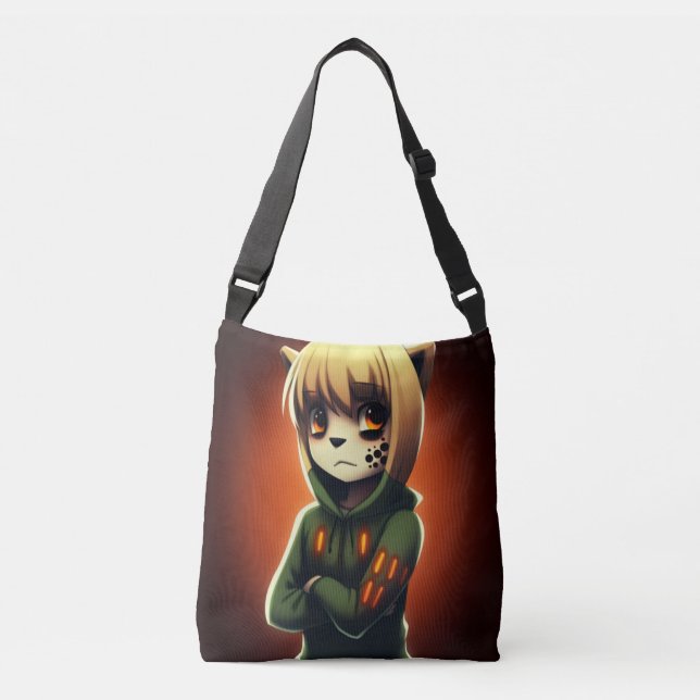 Tote Bag Girl Green Sweater (Frente)