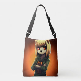 Tote Bag Girl Green Sweater