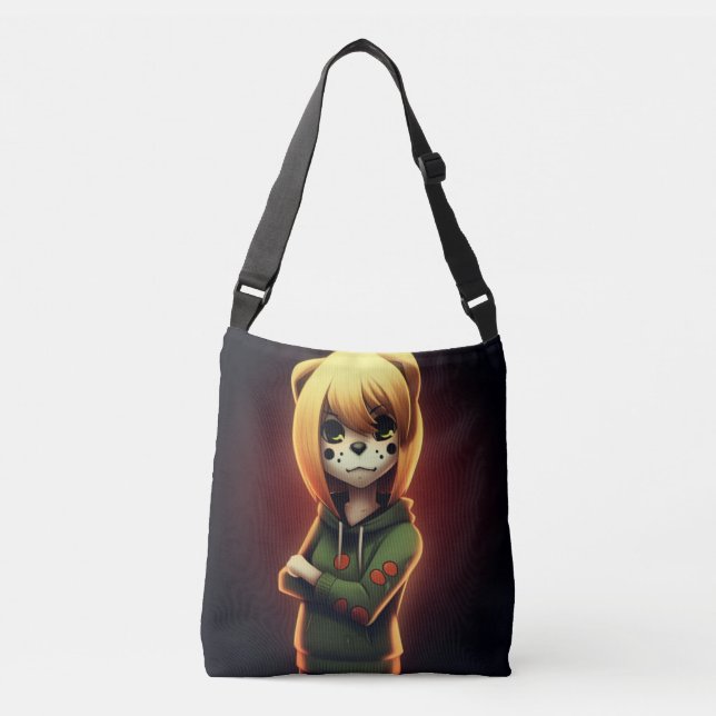 Tote Bag Girl Green Sweater (Frente)