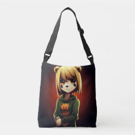 Tote Bag Girl Green Sweater