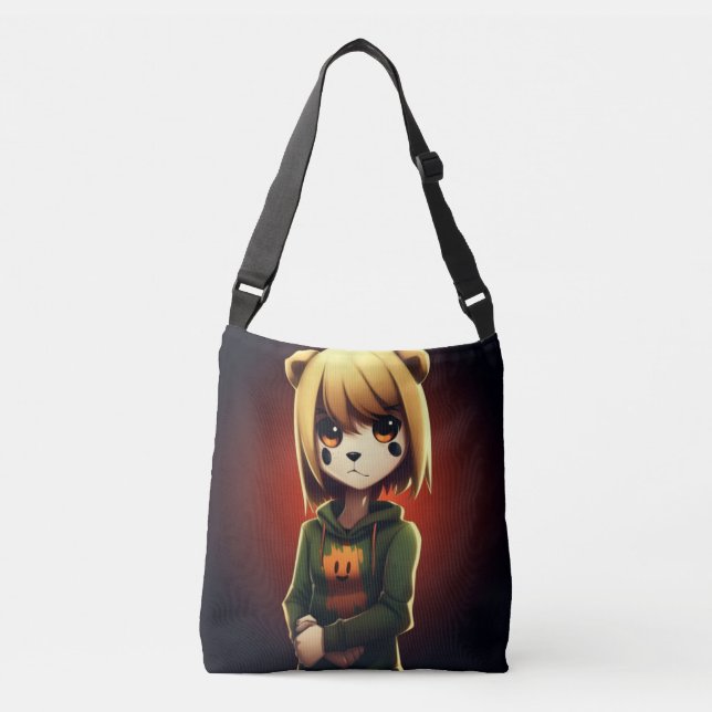 Tote Bag Girl Green Sweater (Frente)