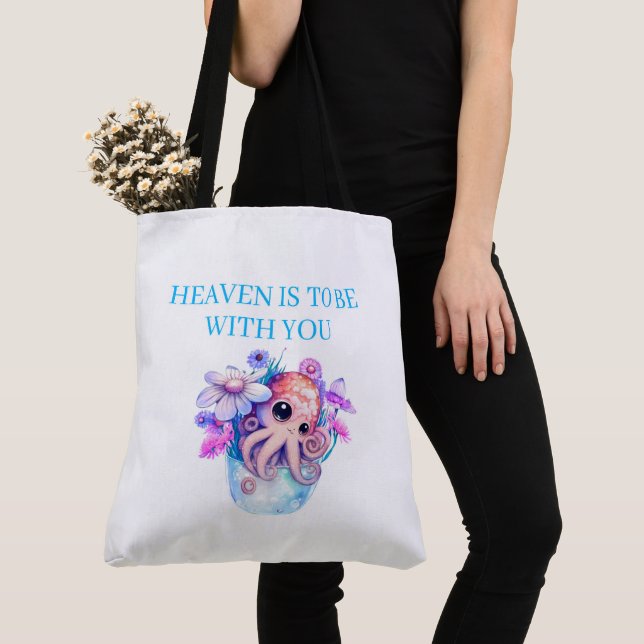 Tote Bag heaven is to be with you (Close Up)
