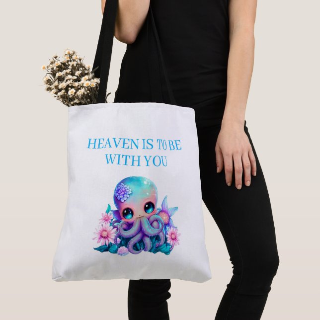 Tote Bag heaven is to be with you (Close Up)