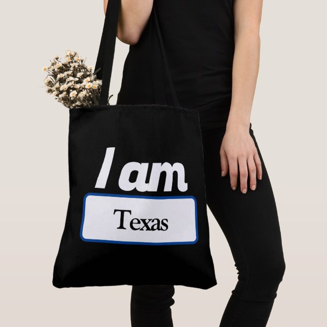 Tote Bag  i am texas (Close Up)