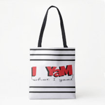 Tote Bag, "I Yam What I Yam"