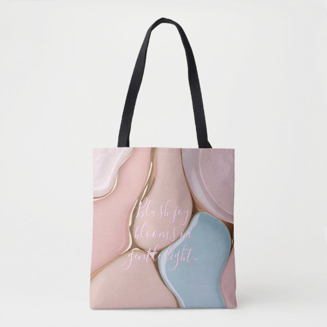 Tote bag in stylish abstract graphic (Frente)