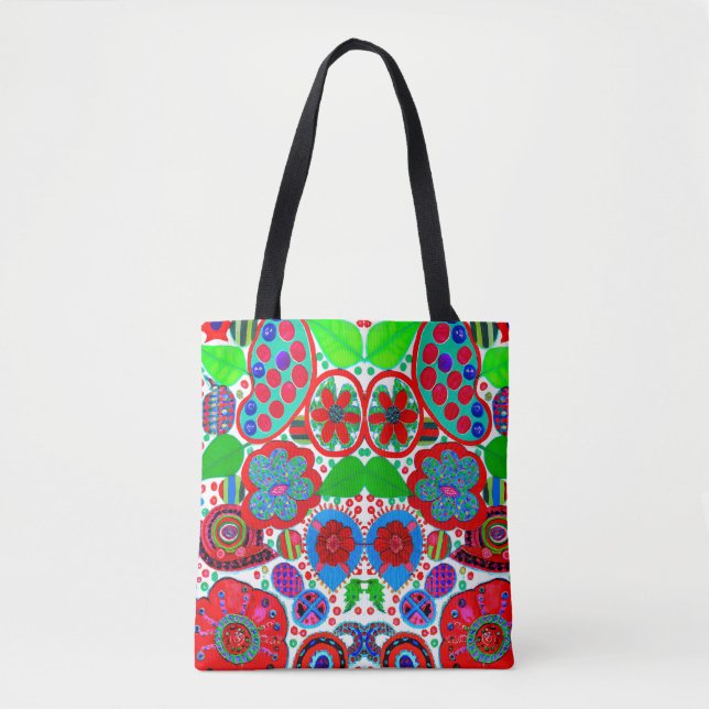 Tote Bag inspirada pelo artista Faith Ringgold (Frente)
