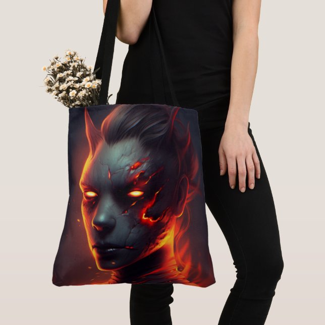 Tote Bag L'Enfer en Flammes (Close Up)