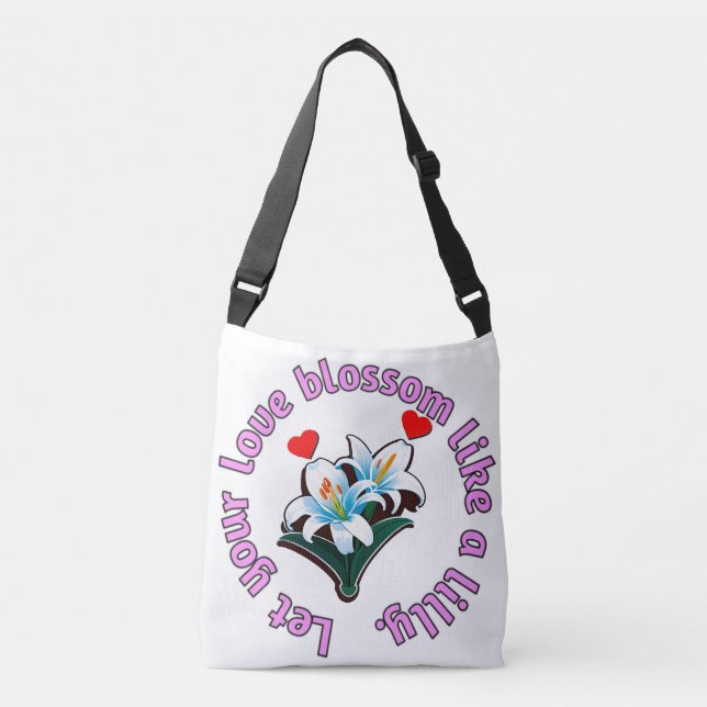Tote bag Lilly e slogan (Frente)