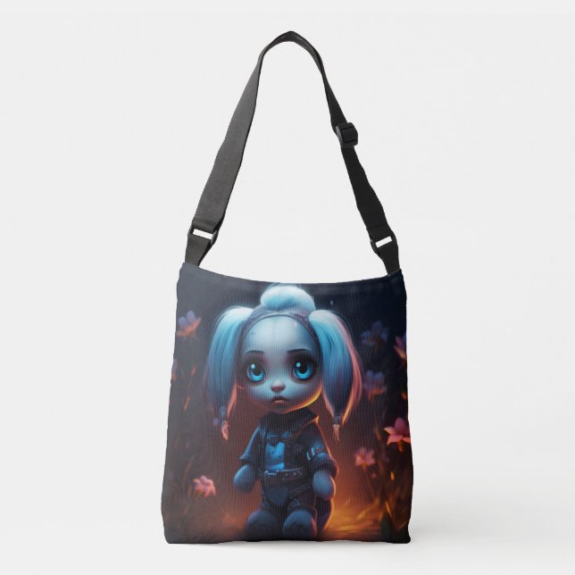 Tote Bag Little girl with beautiful hair (Frente)