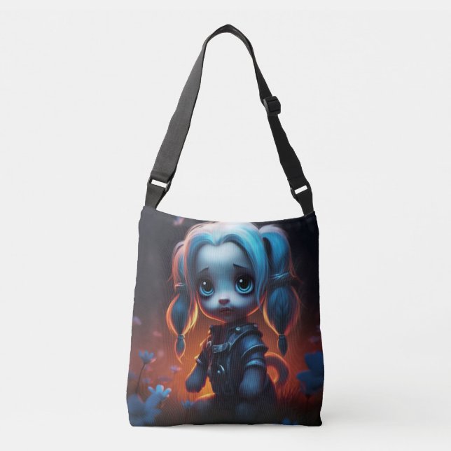 Tote Bag Little girl with beautiful hair (Frente)