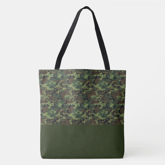 Tote Bag LRGE Green Camo (Frente)