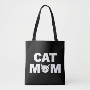 Tote Bag MOM CAT (Preto)