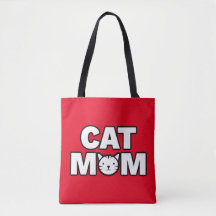 Tote Bag MOM CAT (Vermelho)