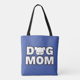 Tote Bag MOM DOG (Azul)
