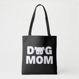 Tote Bag MOM DOG (Preto)