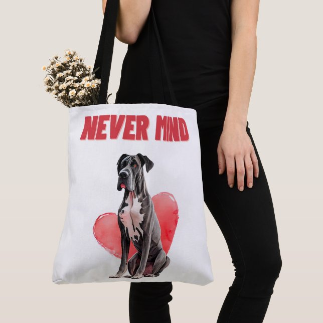 Tote Bag Never mind (Close Up)
