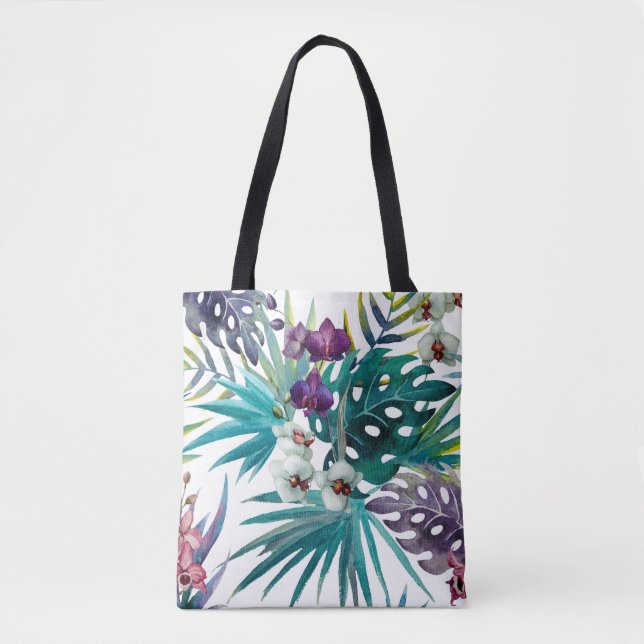 Tote Bag - Orquídea Tropical (Frente)