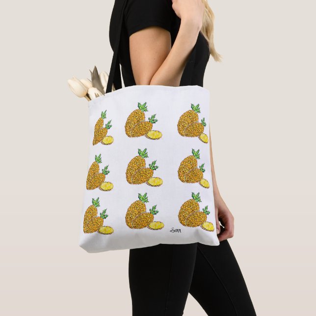 Tote Bag : Pineapples  (Close Up)