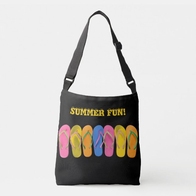 Tote Bag Preto Colorido (Frente)
