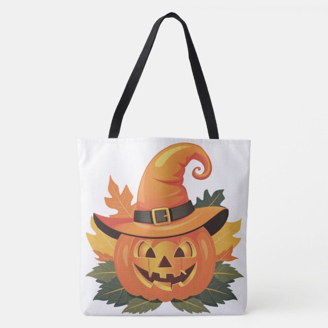 Tote Bag Pumpkin Halloween Séris 7 02 (Frente)