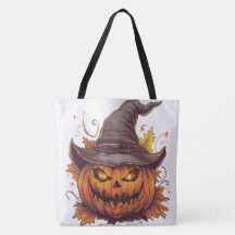 Tote Bag Pumpkin Halloween Séris 7 05