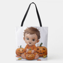 Tote Bag Pumpkin Halloween Séris 7 09