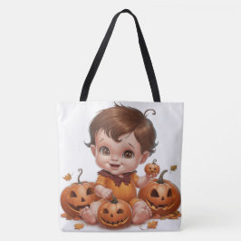 Tote Bag Pumpkin Halloween Séris 7 10