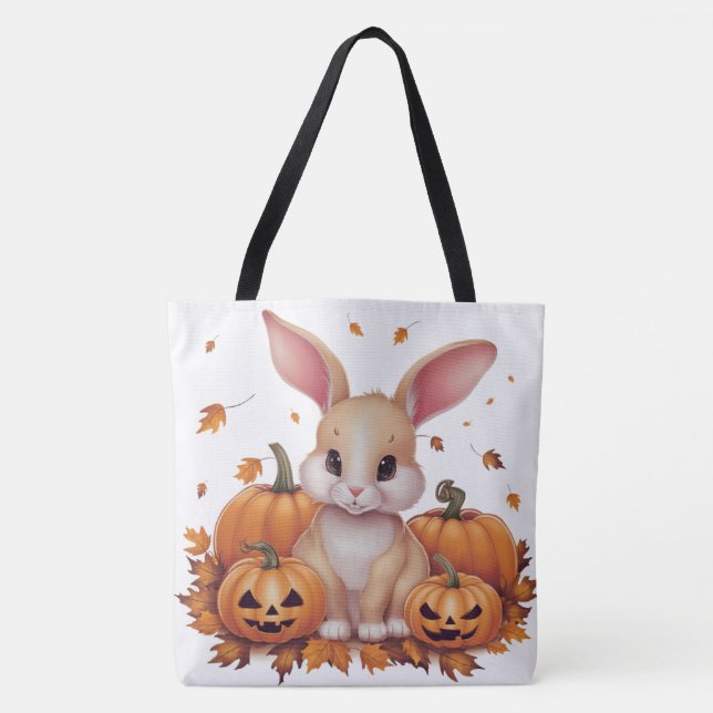Tote Bag Pumpkin Halloween Séris 7 14 (Frente)