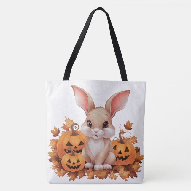 Tote Bag Pumpkin Halloween Séris 7 15 (Frente)