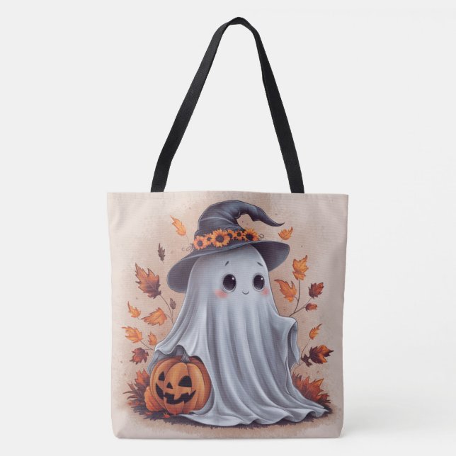 Tote Bag Pumpkin Halloween Séris 7 19 (Frente)