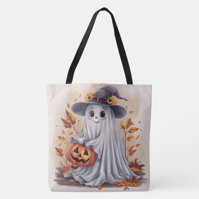 Tote Bag Pumpkin Halloween Séris 7 20 (Frente)