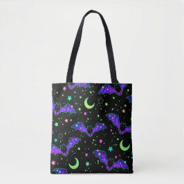 Tote Bag "Purple bats"