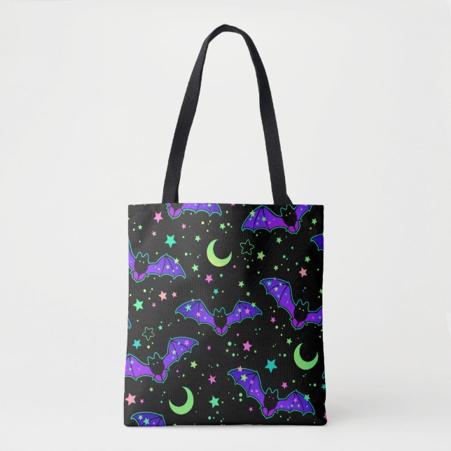 Tote Bag "Purple bats" (Frente)