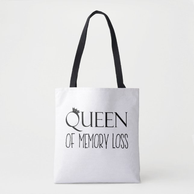 Tote Bag "Queen Of Memory Loss" (Frente)