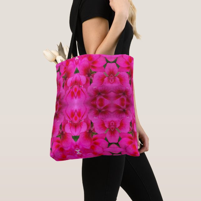 Tote Bag Rosa Geranium (Close Up)