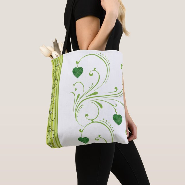 Tote Bag Saint Patrick's Day Clover (Close Up)