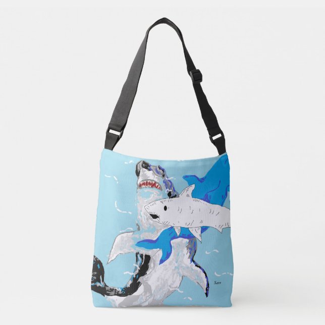 Tote Bag/Sharks (Frente)
