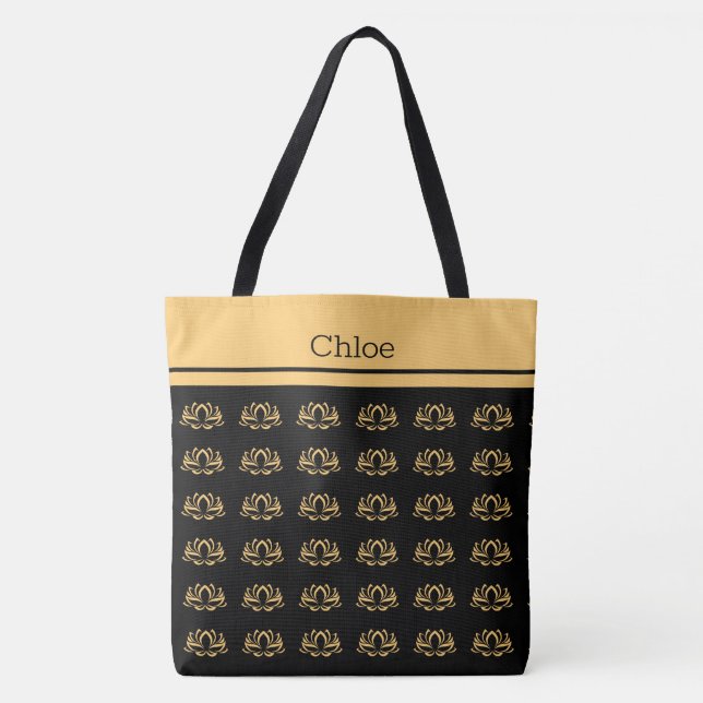 Tote Bag Simples Monograma (Frente)