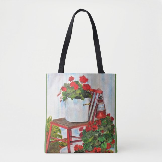 Tote Bag Summer Geraniums Totebag (Frente)