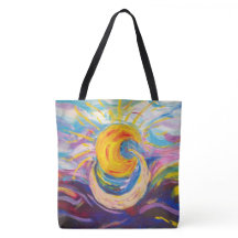Tote Bag "Sun and Moon" (grande)