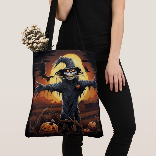 Tote Bag The Sinister Scarecrow (Close Up)