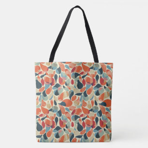 Tote Bag (Tote Bag) com Padrões de Arremesso de 80